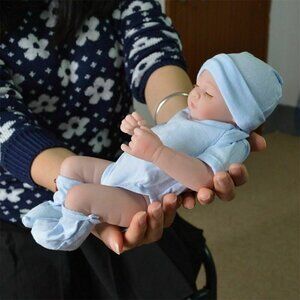 Full Body Soft Vinyl Silicone Reborn Baby Dolls Realistic Newborn Premature Girl